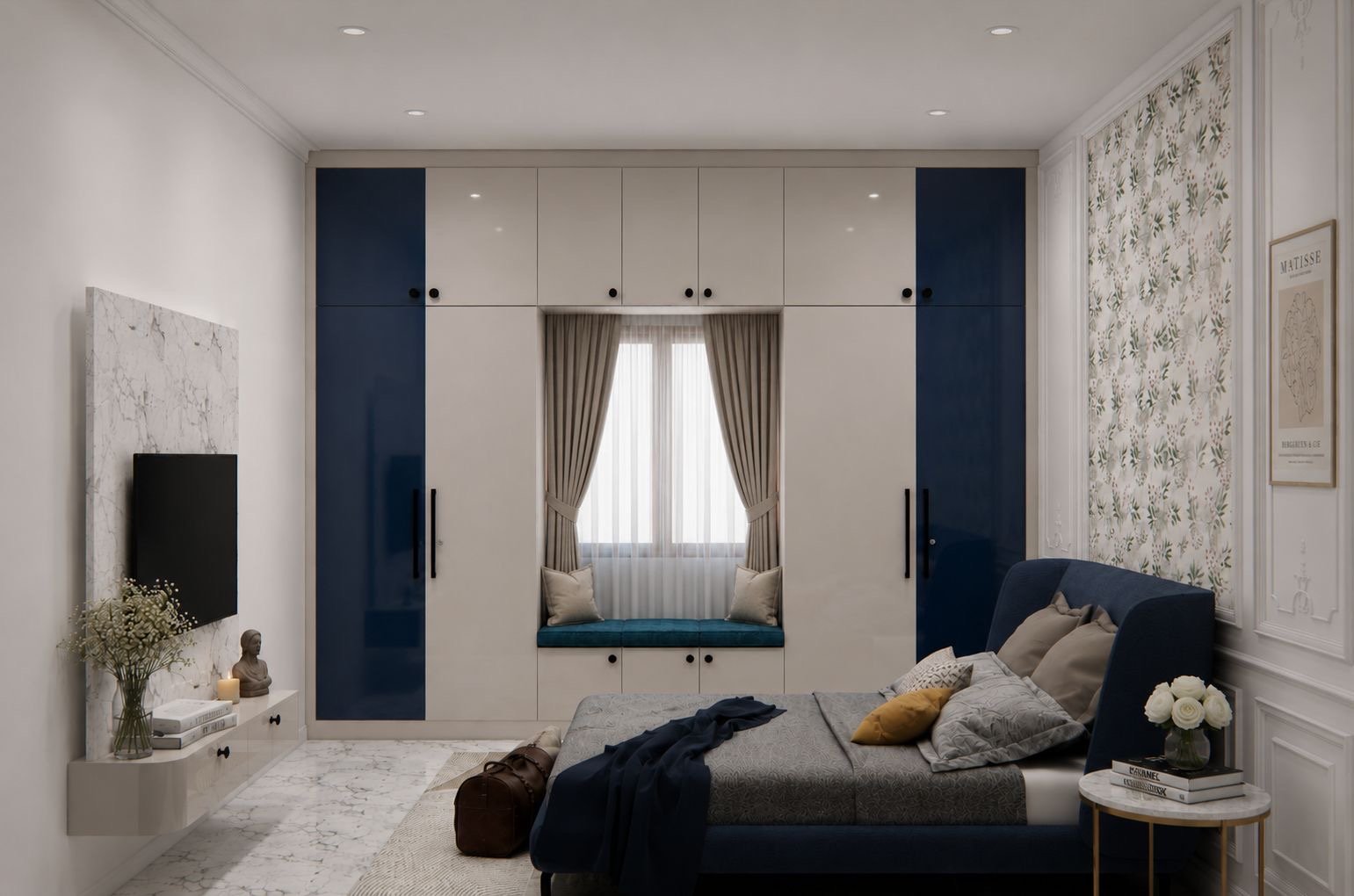 Serene Minimalist Lounge